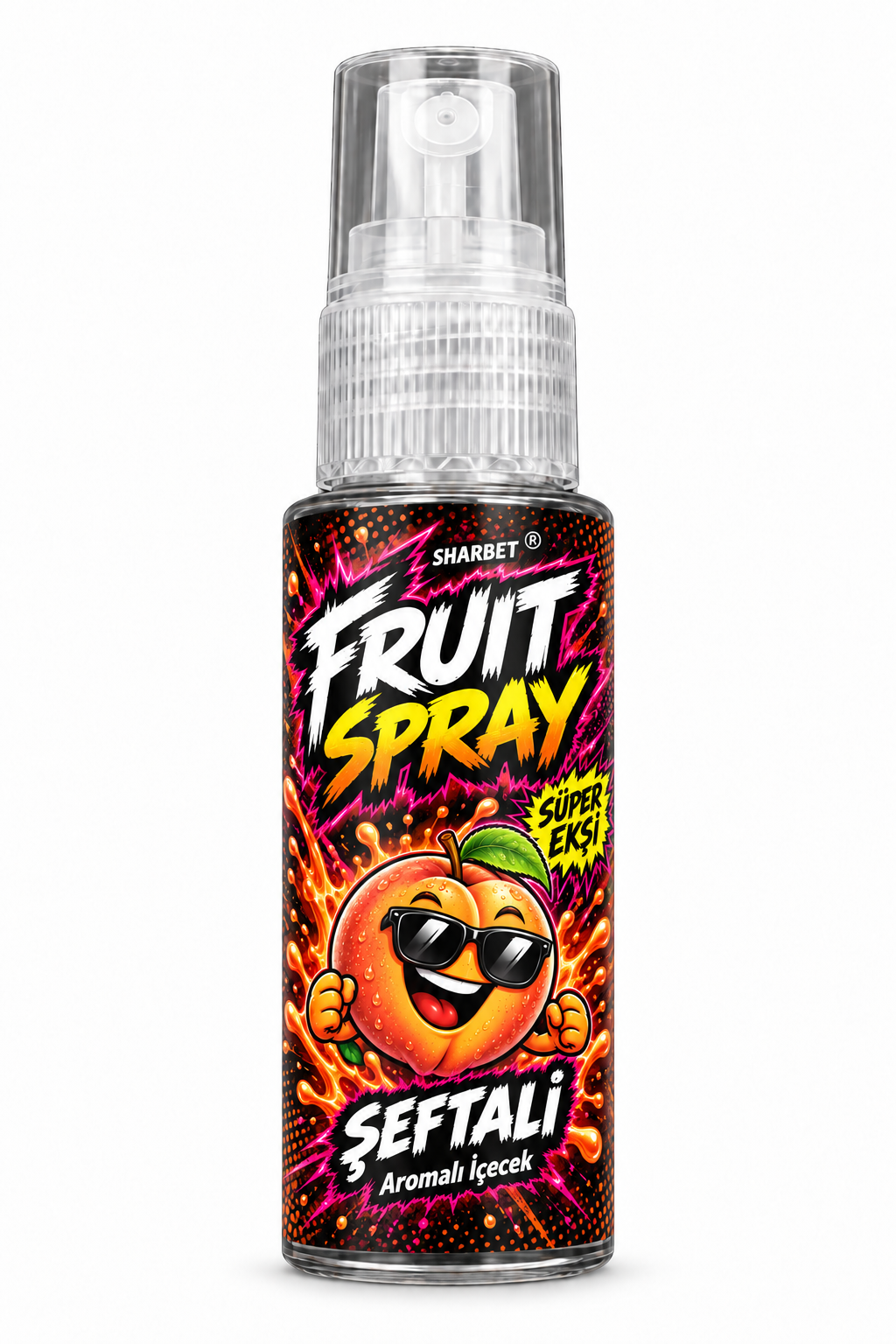 Şeftali Fruit Spray — tek ürün, ambalajın tamamı